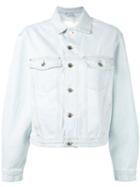Iro - Back Shredded Denim Jacket - Women - Cotton - 36, Blue, Cotton