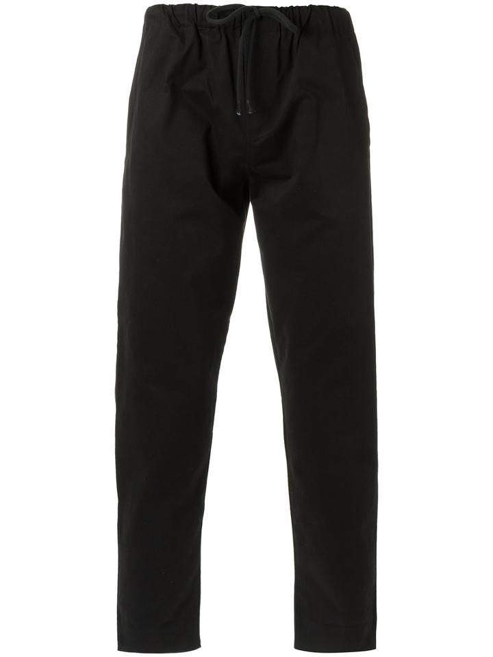 Egrey - Straight Trousers - Men - Cotton - 42, Black, Cotton