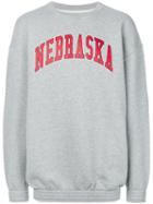 Off-white - Nebraska Sweatshirt - Men - Cotton - Xl, Grey, Cotton