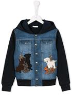 Dolce & Gabbana Kids Animals Patch Bomber Jacket, Boy's, Size: 6 Yrs