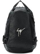 Giuseppe Zanotti Design Textured Backback - Black