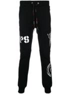 Plein Sport Printed Sweatpants - Black