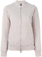 Eleventy Zip-up Bomber Jacket, Women's, Size: Large, Nude/neutrals, Cotton