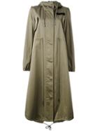 Mm6 Maison Margiela Military Raincoat, Women's, Size: 40, Green, Cotton
