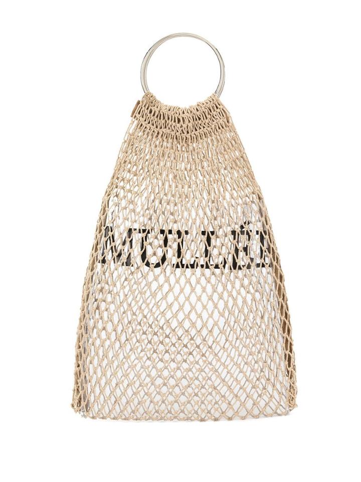 Muller Of Yoshiokubo Mesh Logo Bag - Brown
