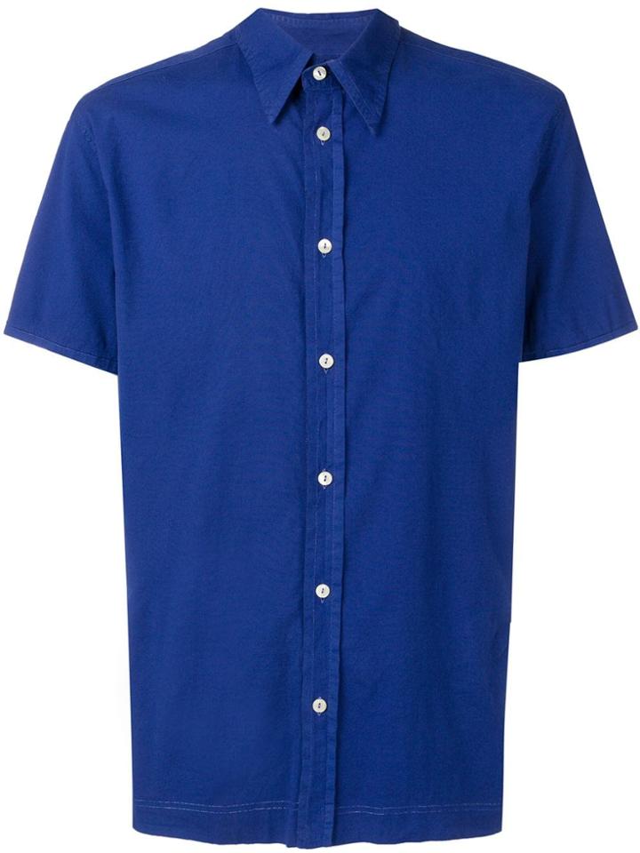 Dolce & Gabbana Vintage 1990's Short Sleeve Shirt - Blue