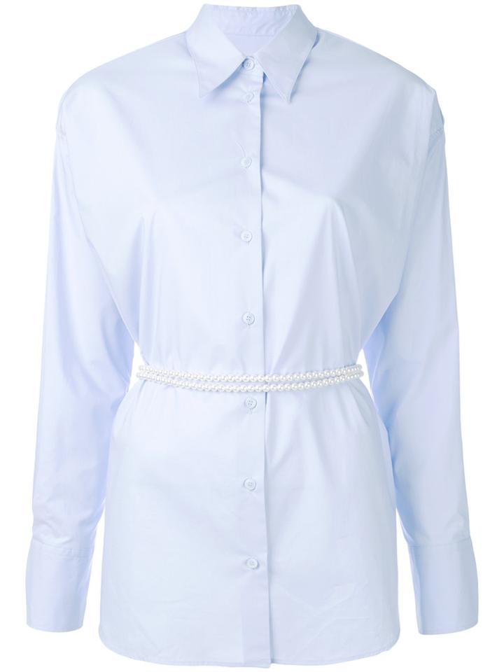 Mm6 Maison Margiela Classic Shirt - Blue