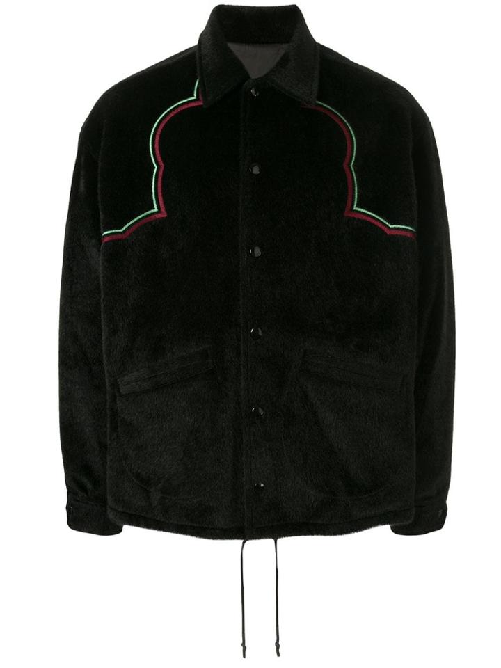 Toga Virilis Western Shirt Jacket - Black