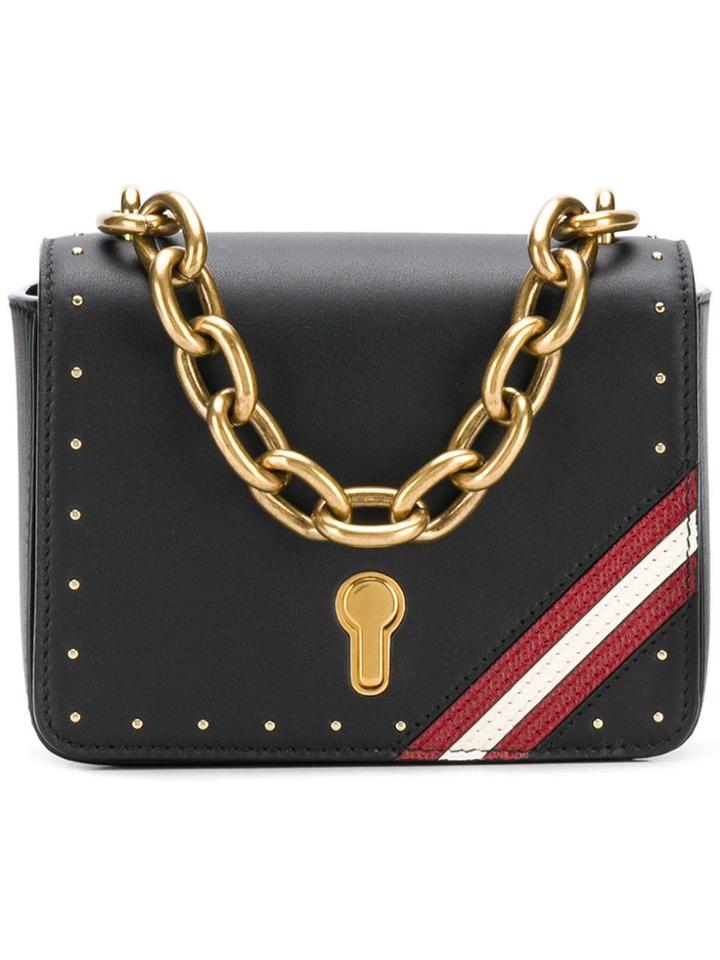 Bally Chunky Chain Tote Bag - Black