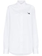 Calvin Klein Jeans Est. 1978 Logo Button Down Shirt - White