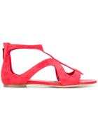 Alexander Mcqueen Strappy Sandals - Red