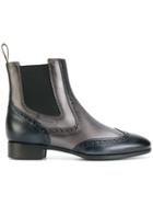 Santoni Wingtip Ankle Boots - Grey