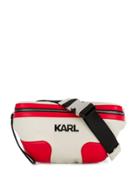 Karl Lagerfeld Logo Belt Bag - White