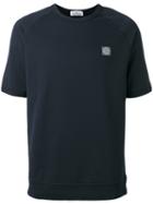 Small Logo T-shirt - Men - Cotton - M, Blue, Cotton, Stone Island