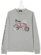 Dsquared2 Kids Bicycle Sweatshirt - Grey