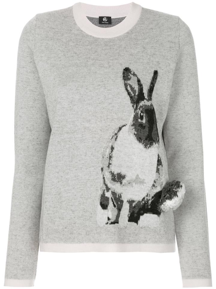 Ps By Paul Smith Bunny Print Sweater - Grey