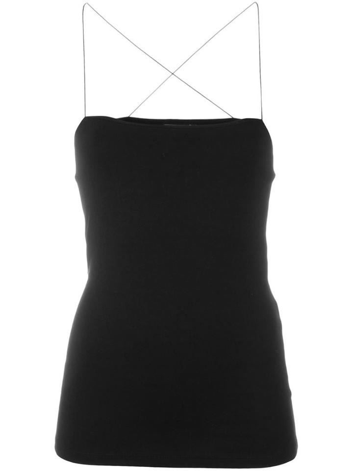 T By Alexander Wang - Cut-out Cami Top - Women - Spandex/elastane/modal - 8, Black, Spandex/elastane/modal