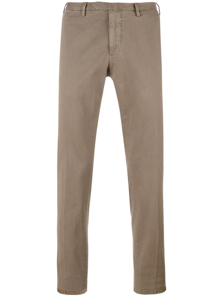 Biagio Santaniello Straight-leg Trousers - Brown