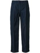 Odeeh Cropped Tailored Trousers - Blue