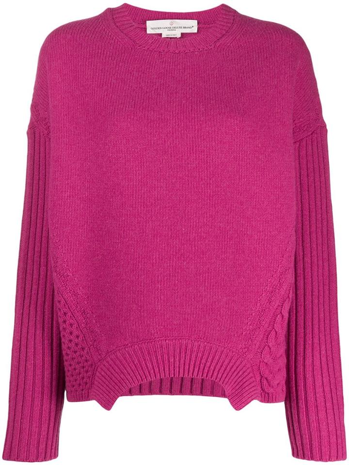 Golden Goose Chunky Knit Jumper - Pink