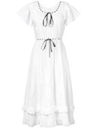 Love Shack Fancy Madeline Dress - White