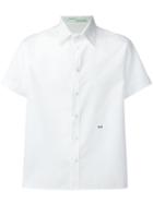 Off-white Scorpion Back Print Shirt, Men's, Size: Medium, White, Cotton