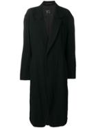 Y's Loose Overall Coat - Black