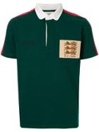 Kent & Curwen 3 Lions Badge Polo Shirt - Green