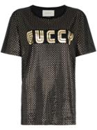Gucci Guccy Jersey T-shirt - Black