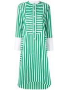 Maison Rabih Kayrouz Multi-stripe Shirt Dress - Green