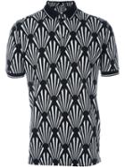 Dolce & Gabbana Optical Print Polo Shirt
