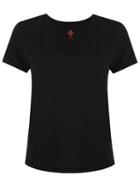 Talie Nk V-neck T-shirt, Women's, Size: Medium, Black, Cotton