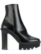 Stella Mccartney Platform Ankle Boots - Black