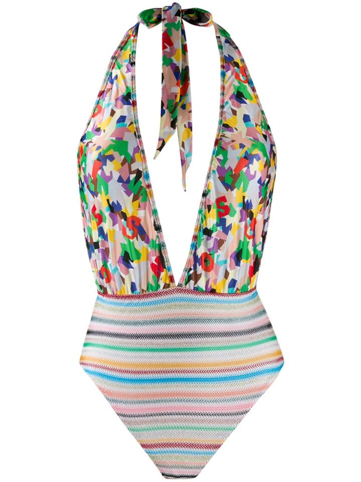Missoni Mare Pattern Mix One-piece - Pink