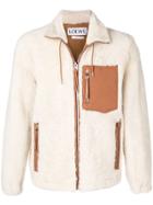 Loewe Short Fur Coat - White
