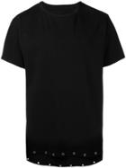 Rta Eyelets Detail T-shirt - Black