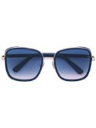 Jimmy Choo Eyewear Tinted Sunglasses - Blue