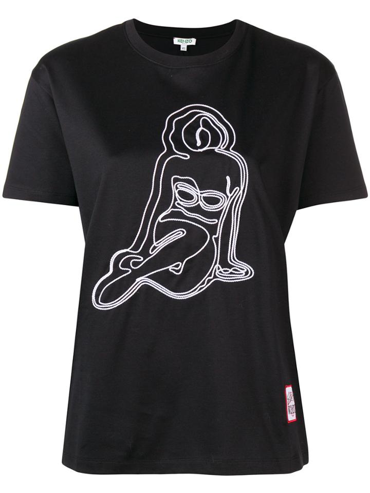 Kenzo Pin Up T-shirt - Black