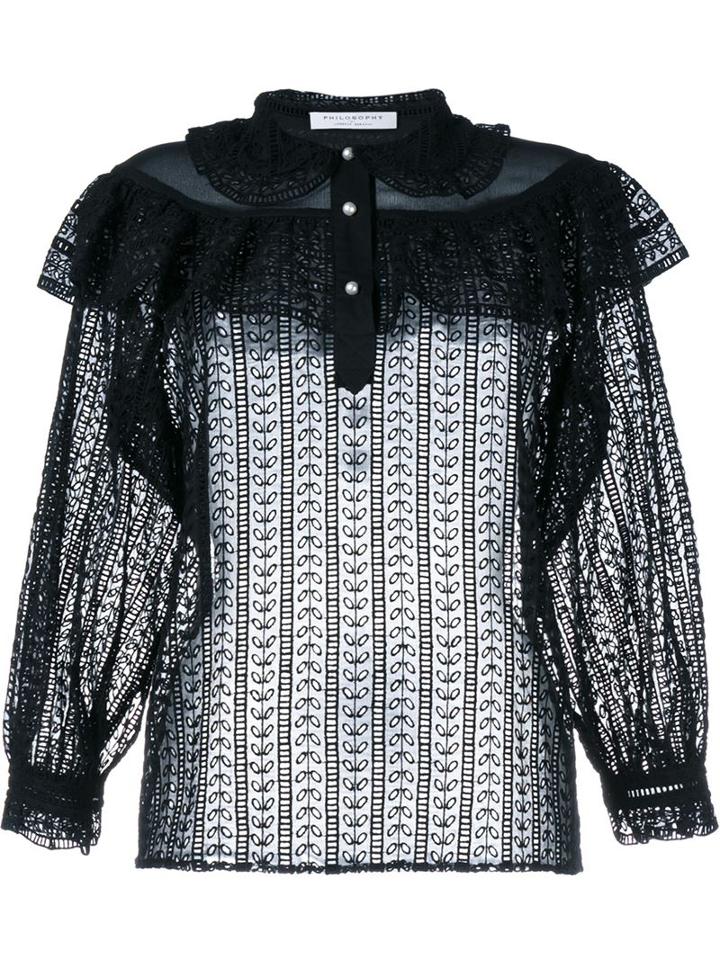 Philosophy Di Lorenzo Serafini Lace Blouse
