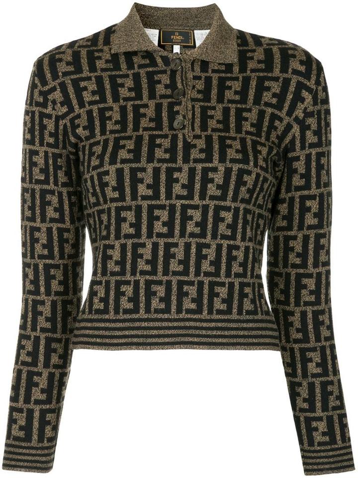 Fendi Pre-owned Zucca Pattern Jumper - Black