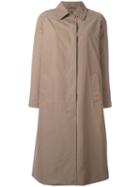 Aspesi Single Breasted Oversized Raincoat, Women's, Size: Medium, Nude/neutrals, Cotton/polyester/polyamide/polyester
