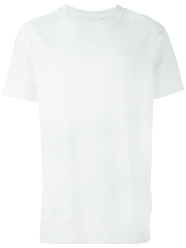 Calvin Klein Jeans Crew Neck T-shirt, Men's, Size: L, White, Cotton