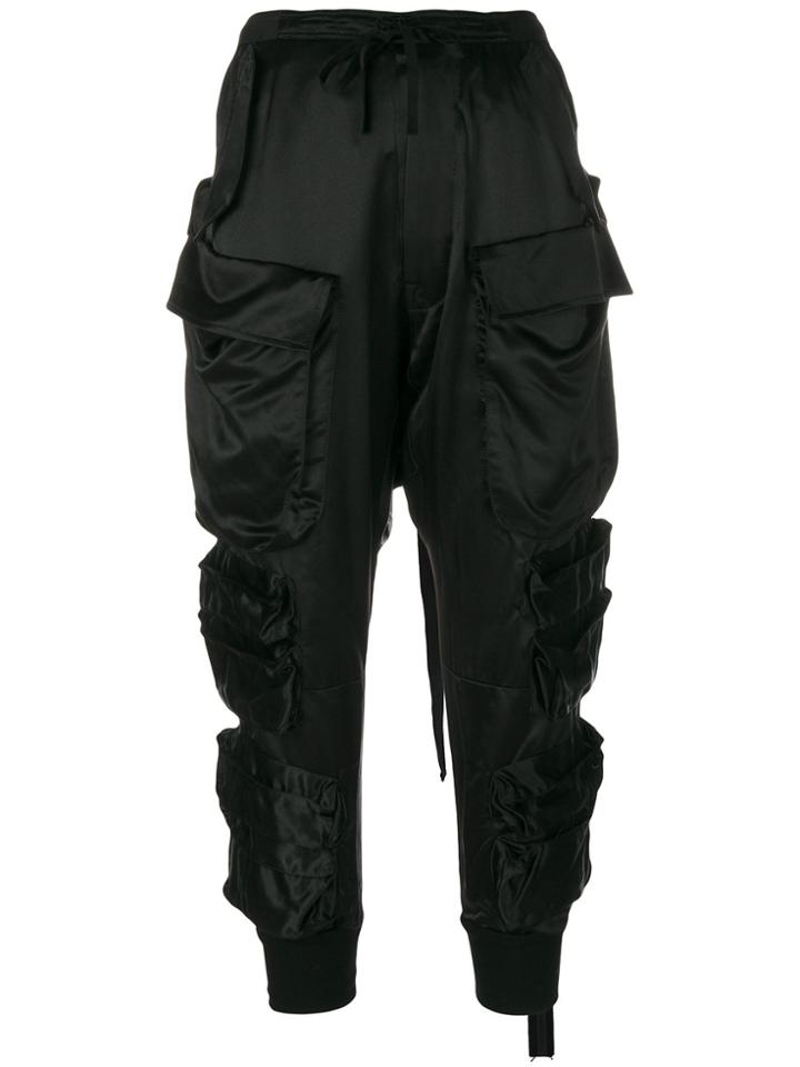 Unravel Project Front Pockets Track Pants - Black