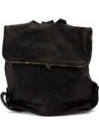Guidi Leather Backpack - Black