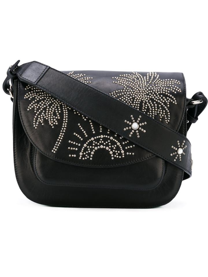 Htc Hollywood Trading Company Sunshine Palm Tree Studded Shoulder Bag