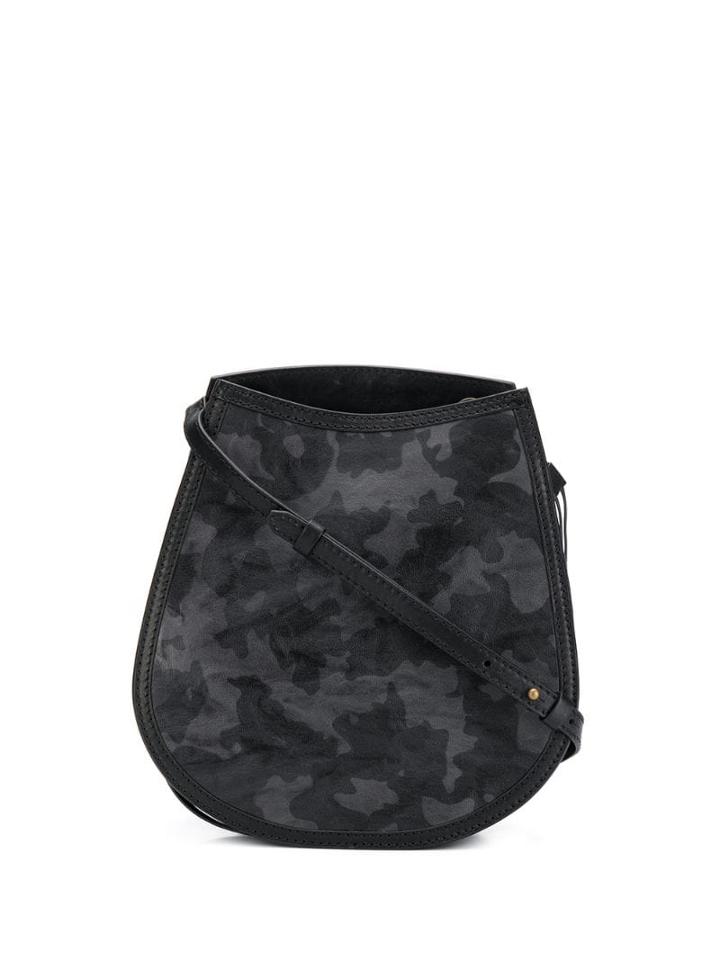 Mr & Mrs Italy Camouflage Shoulder Bag - Black