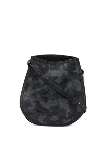 Mr & Mrs Italy Camouflage Shoulder Bag - Black