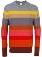 Paul Smith - Ribbed Stripe Jumper - Men - Merino - M, Merino