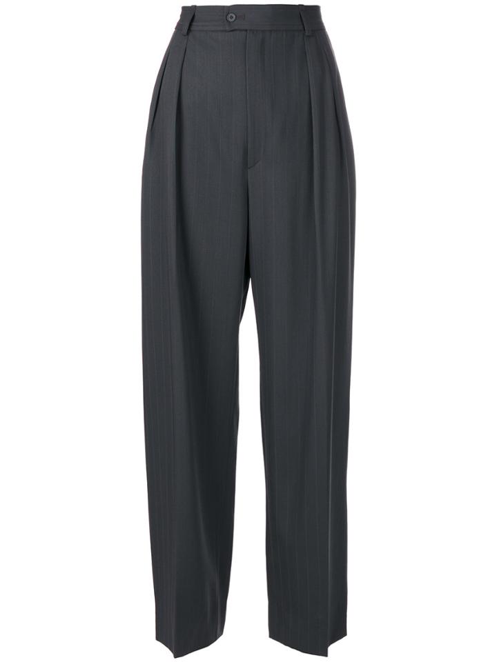 Yves Saint Laurent Vintage Wide-leg Trousers - Grey