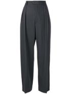 Yves Saint Laurent Vintage Wide-leg Trousers - Grey